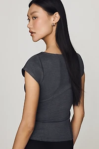 Maeve Scoop-Neck Tee