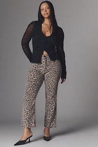 Maeve Ruched Long-Sleeve V-Neck Top