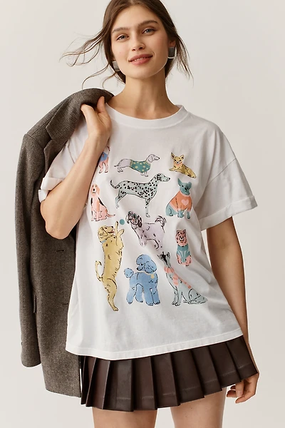 Girl Dangerous Dogs Graphic Tee