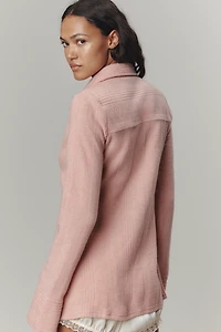 Pilcro Brushed Buttondown Cardigan Sweater