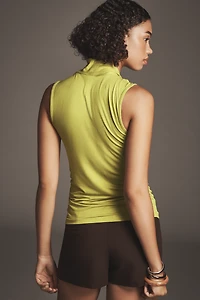 By Anthropologie Cowl-Neck Scarf Tank