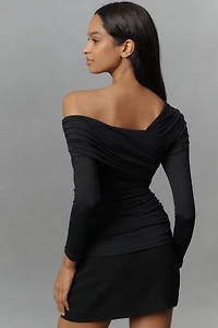Susana Monaco Carryover Off-Shoulder Top