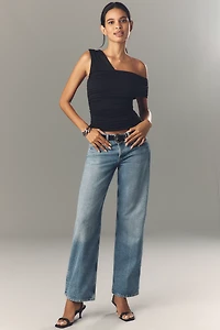 Susana Monaco Off-Shoulder Ruched Tank Top