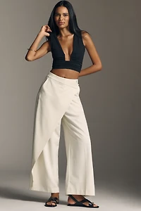 Susana Monaco Sleeveless Plunged Halter Top