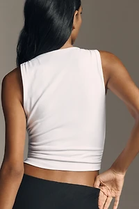 Susana Monaco Sleeveless Plunged Halter Top