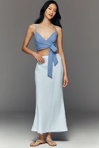 Susana Monaco Sleeveless V-Neck Wrap Top
