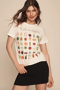 Unfortunate Portrait Fruits & Veggies Tee