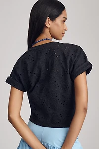 Sanctuary All Day Eyelet Tee