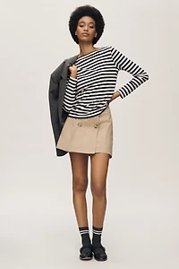 Sanctuary Long-Sleeve Boat-Neck Top