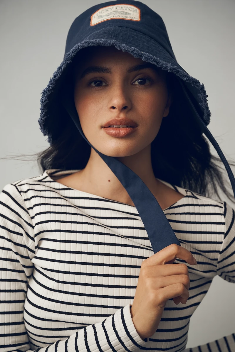 Sanctuary Long-Sleeve Boat-Neck Top
