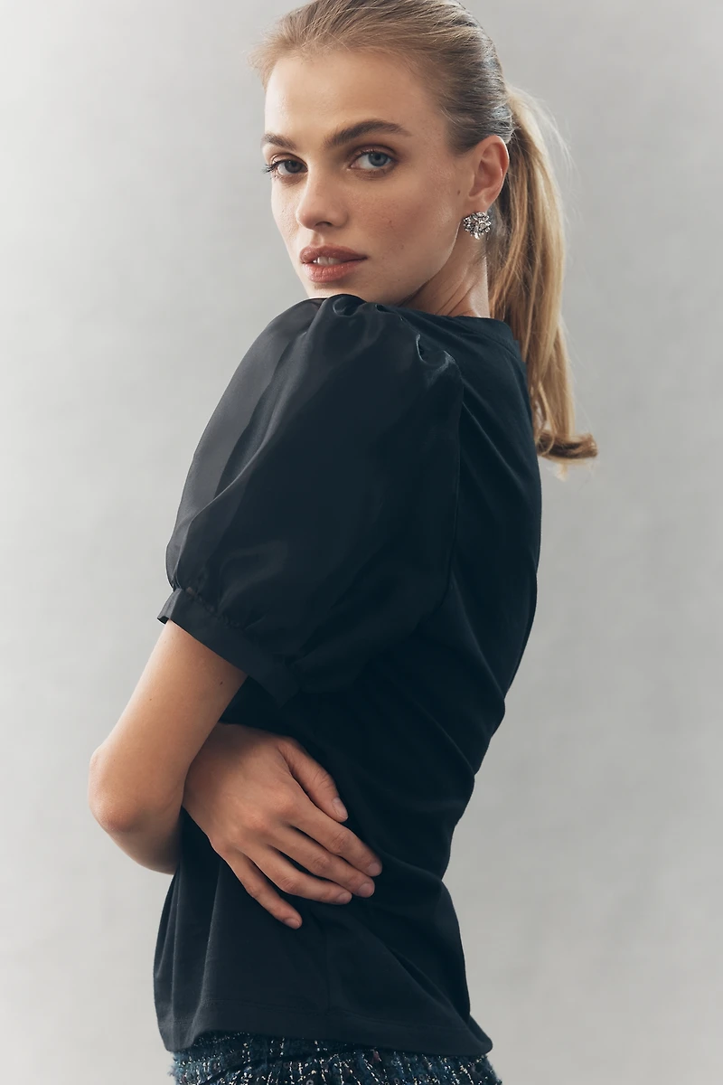 Sanctuary Feel Good Puff-Sleeve T-Shirt