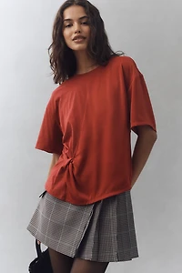 Sanctuary Satin Mix Knotted Tee