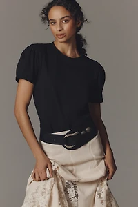 Sanctuary Cotton Puff-Sleeve Tee