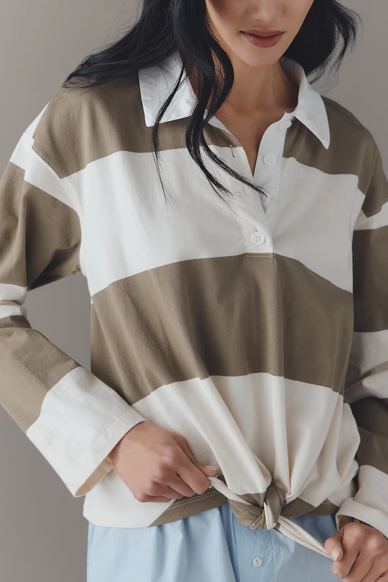 Sanctuary Tie-Waist Rugby Pullover