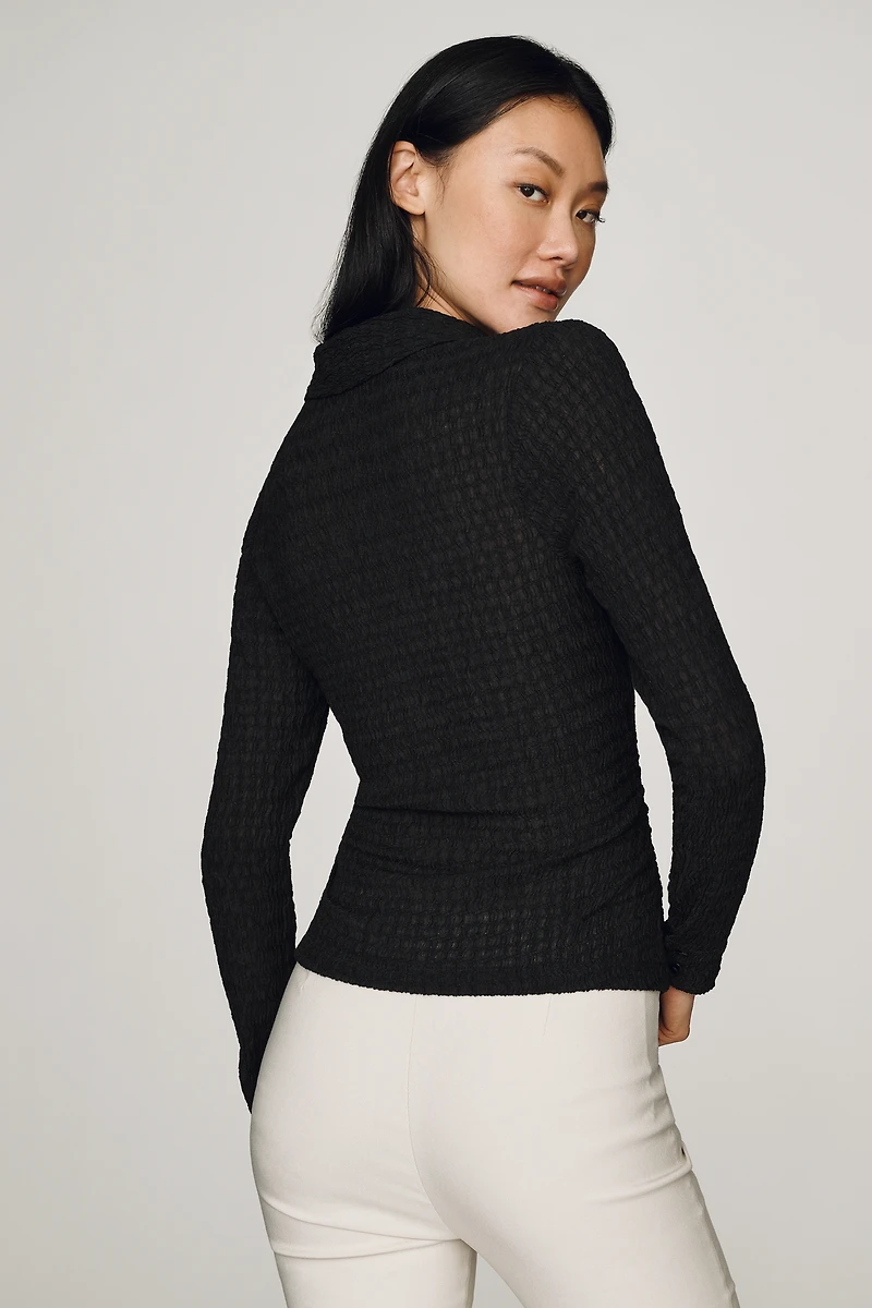 Sanctuary Juno Textured Buttondown Shirt