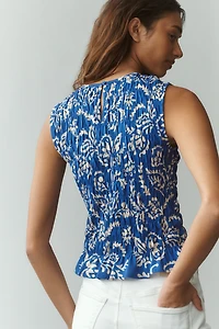 Sanctuary Better Together Cotton Smocked Tank