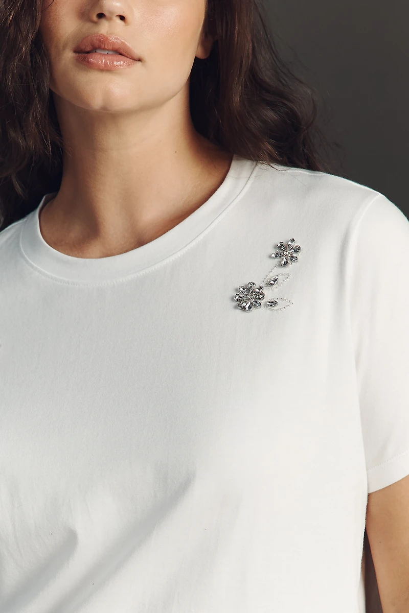 Sanctuary Short-Sleeve Embellished Tee