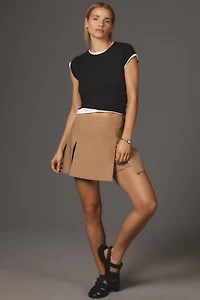 The Evan Short-Sleeve Raw-Edge Baby Tee