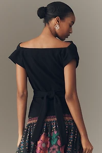 Hope for Flowers by Tracy Reese Wrapped Bodice Top