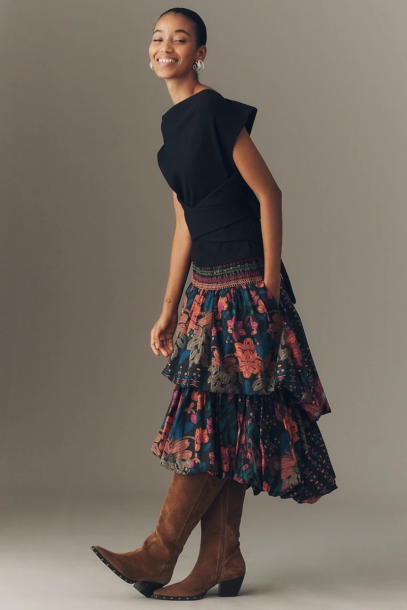 Hope for Flowers by Tracy Reese Wrapped Bodice Top