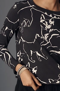 The Caitlin Boxy Tee by Maeve: Long-Sleeve Edition