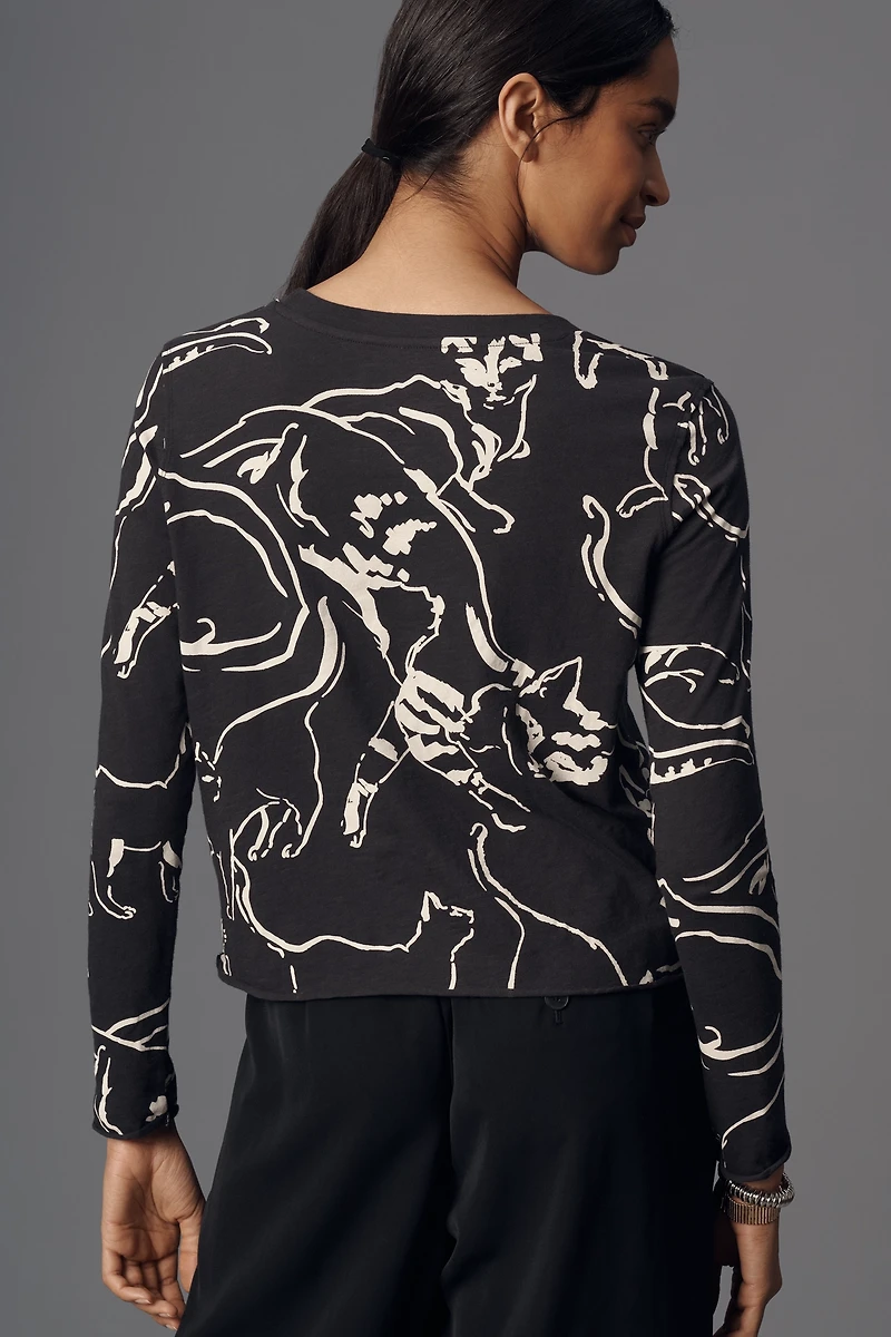 The Caitlin Boxy Tee by Maeve: Long-Sleeve Edition