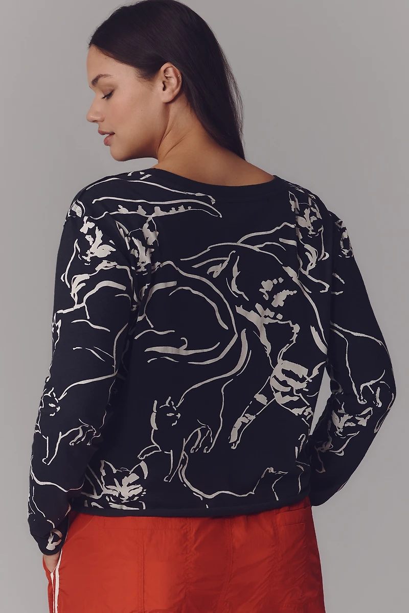 The Caitlin Boxy Tee by Maeve: Long-Sleeve Edition