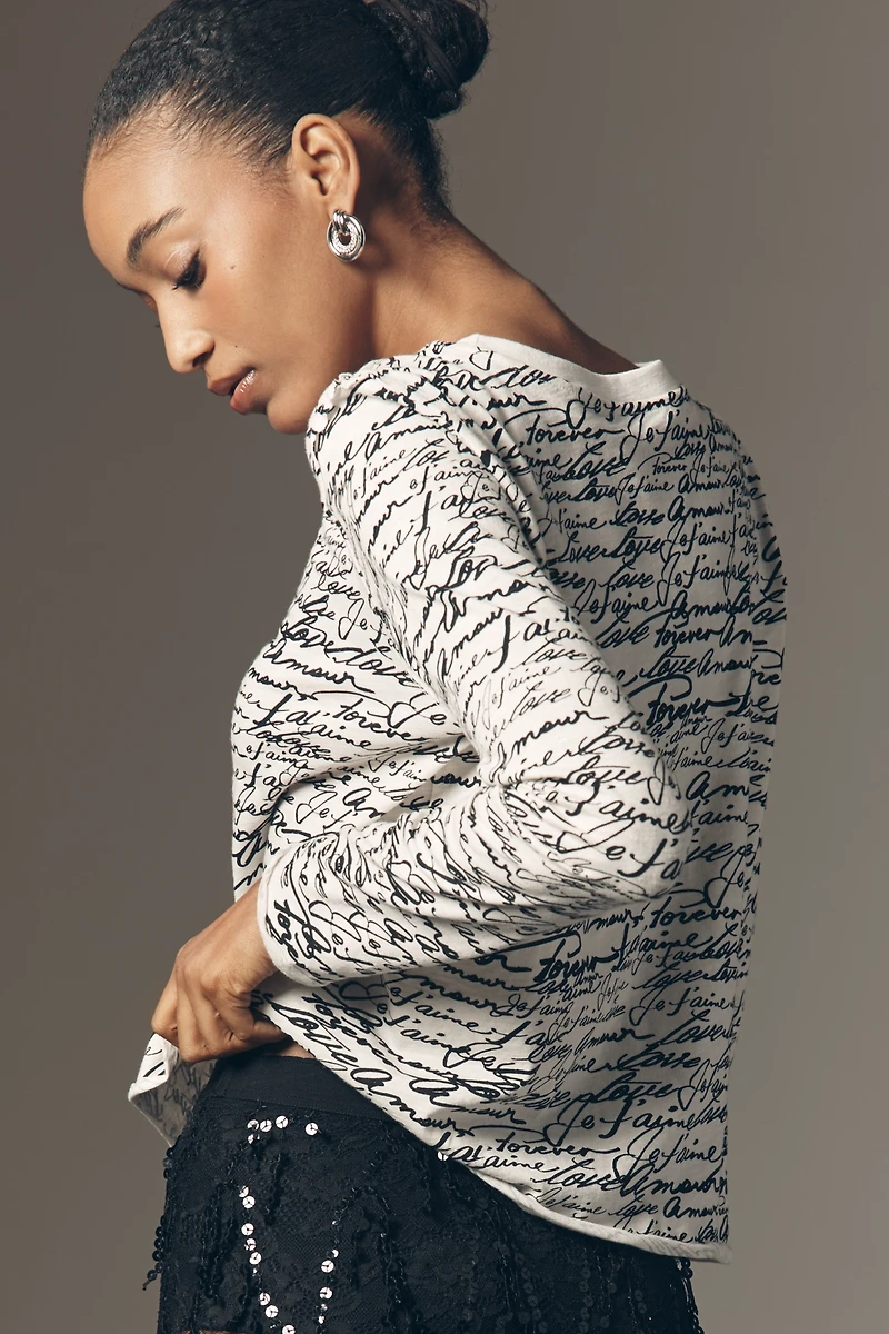 The Caitlin Boxy Tee by Maeve: Long-Sleeve Edition