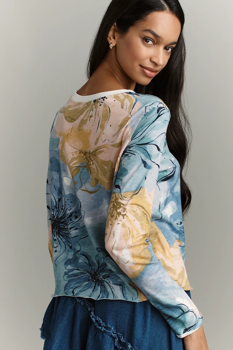 The Caitlin Boxy Tee by Maeve: Long-Sleeve Edition