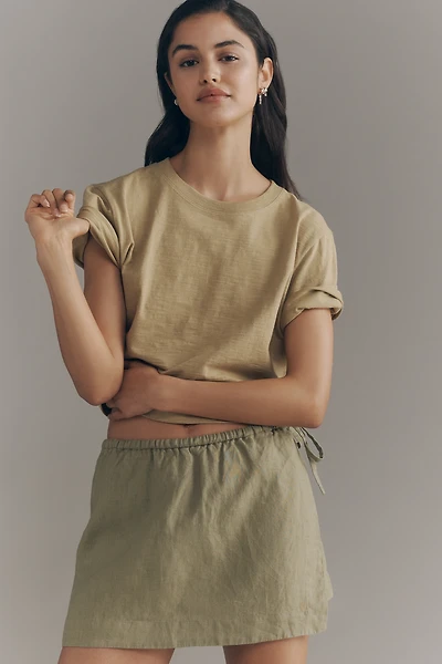 The Corey Short-Sleeve Boxy Tee by Maeve