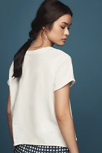 Laura Cruse x Anthropologie Paris Café Graphic Tee
