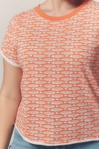 The Caitlin Boxy Tee by Maeve: Geo Printed Edition