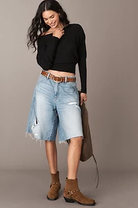 Pilcro Long-Sleeve Cozy Top