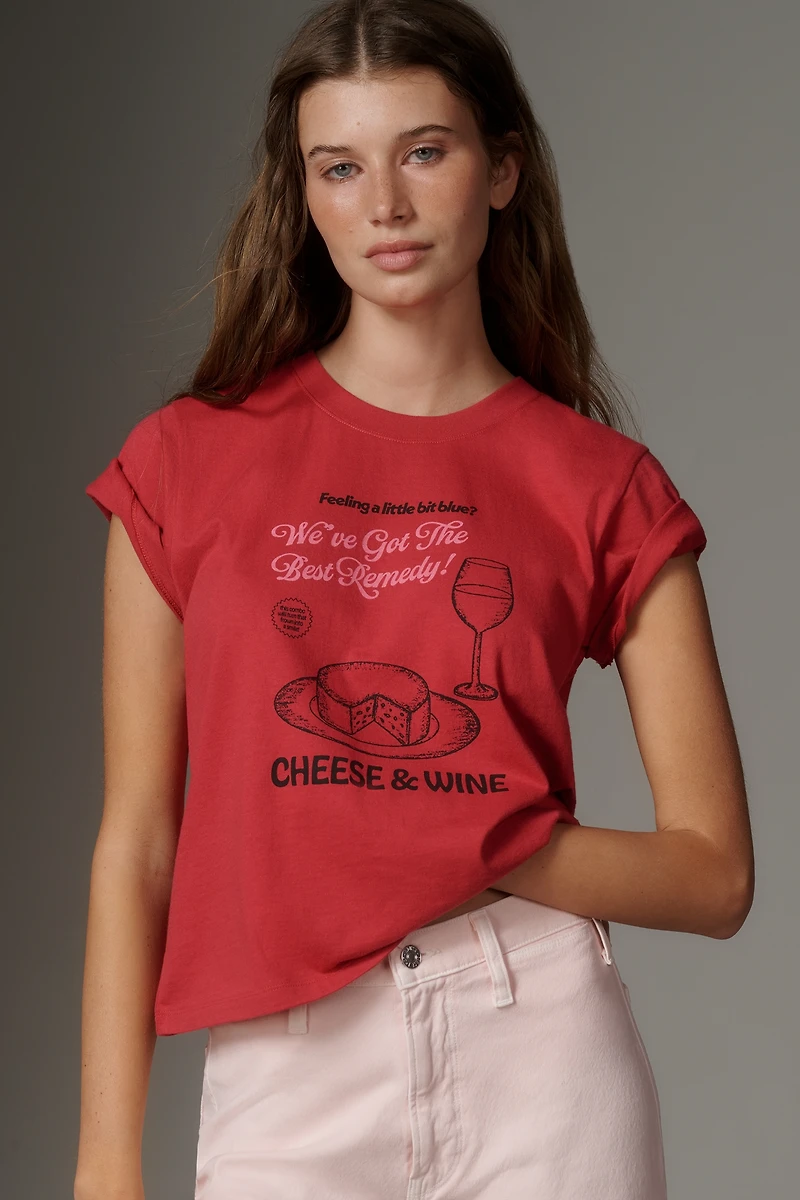 By Anthropologie x Mlgrs Design Cotton Graphic Tee