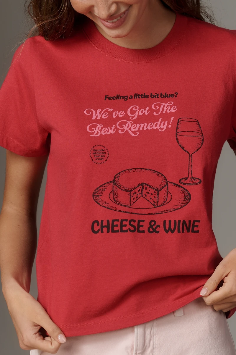 By Anthropologie x Mlgrs Design Cotton Graphic Tee