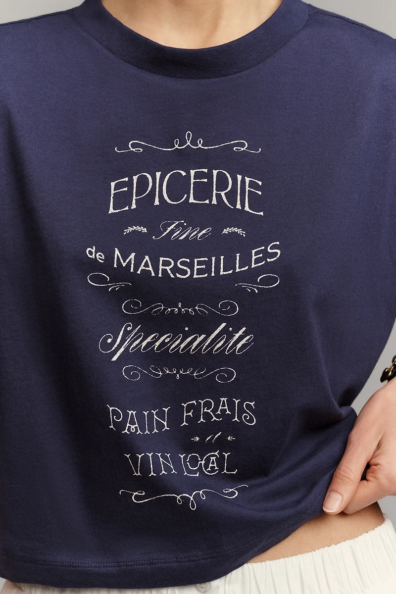 Maeve Cotton Graphic Muscle Tank Top