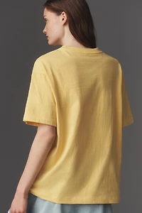By Anthropologie Oversized Boxy Cotton Tee