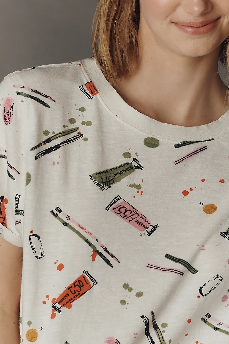 The Dylan Mierzwinski Caitlin Boxy T-Shirt by Maeve