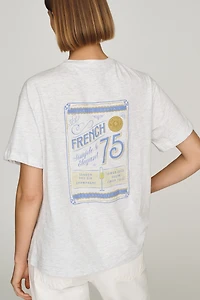 By Anthropologie French 75 Graphic Tee