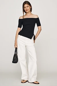 Maeve Oslo Off-the-Shoulder Tee