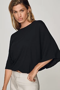 By Anthropologie Cotton Oversized Bubble Shirt