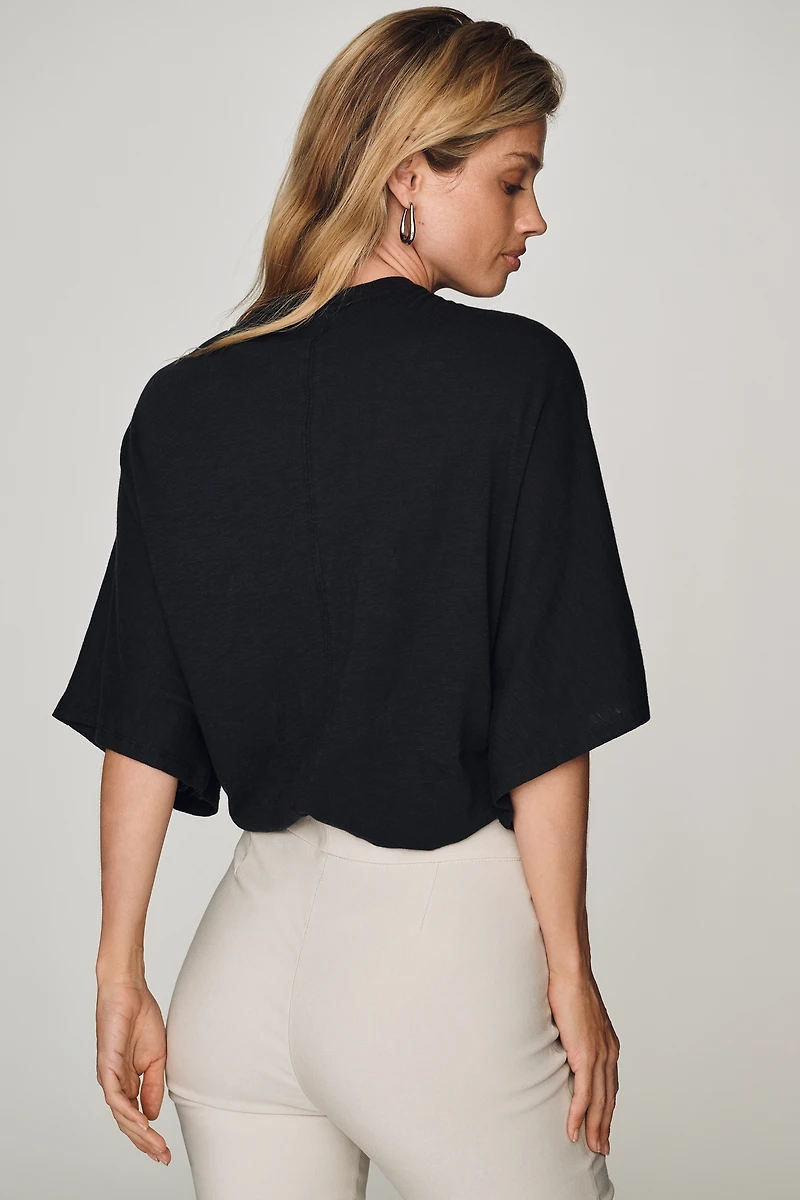By Anthropologie Cotton Oversized Bubble Shirt
