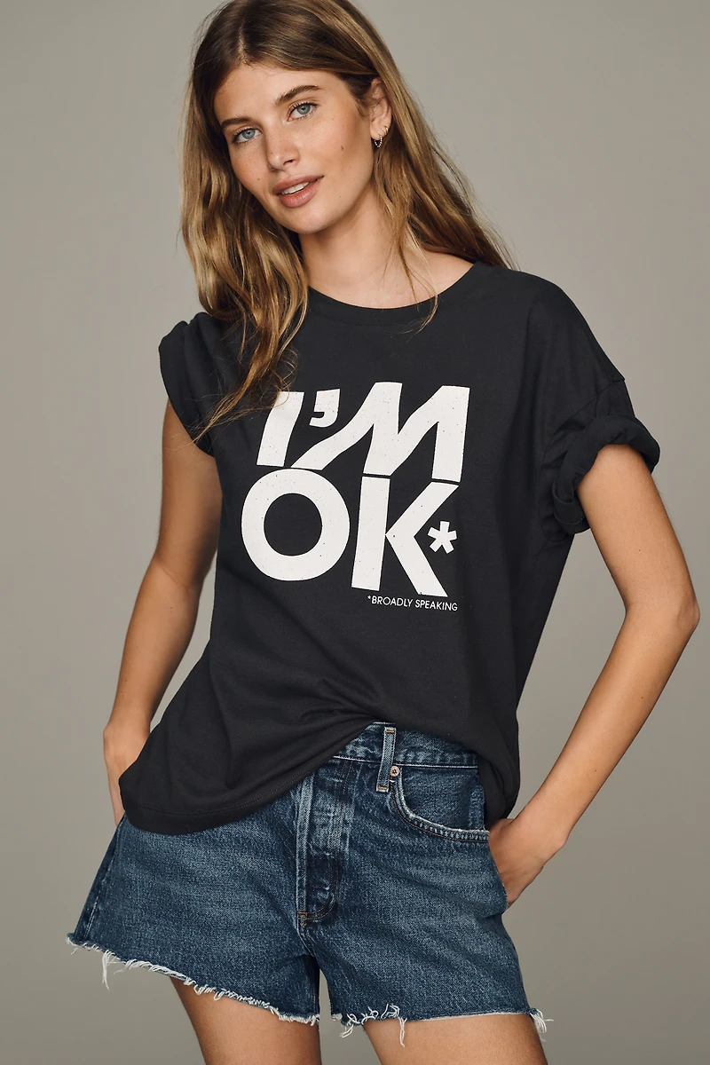 By Anthropologie x Real Fun, Wow! Cotton Graphic Tee