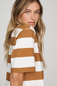 Maeve Corey Cotton Boxy Tee