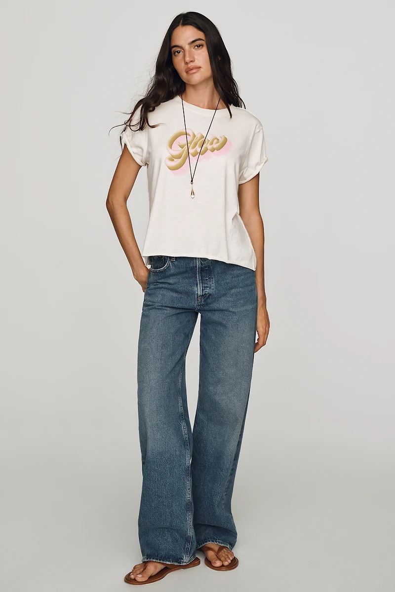 Maeve Caitlin Cotton Boxy Tee