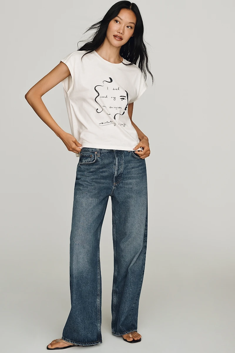 by Anthropologie Cotton Tee Kit Agar