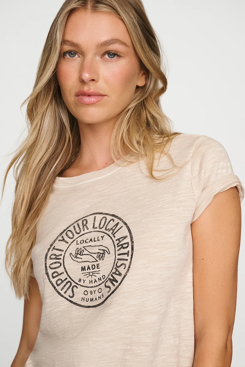 Pilcro 100% Cotton Tee by Real Fun, Wow!