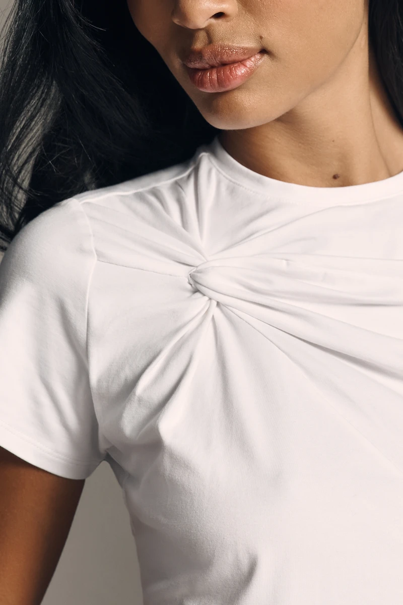 Good American Stretch Twist T-Shirt