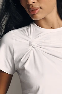 Good American Stretch Twist T-Shirt