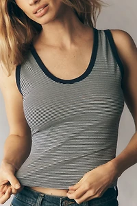 Good American Stretch Ringer Tank